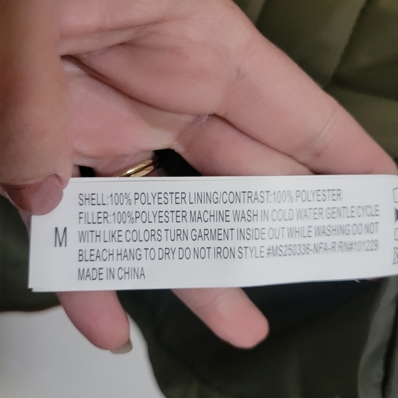 NWT Jade & Ivory By 26 International puffer quilted jacket size medium - Picture 5 of 12